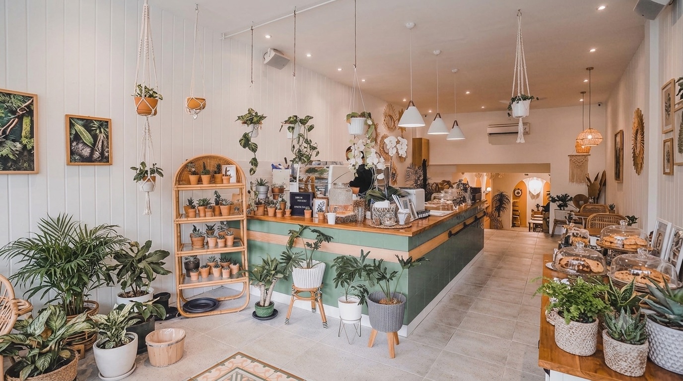 エゾモモンガcafeの店内